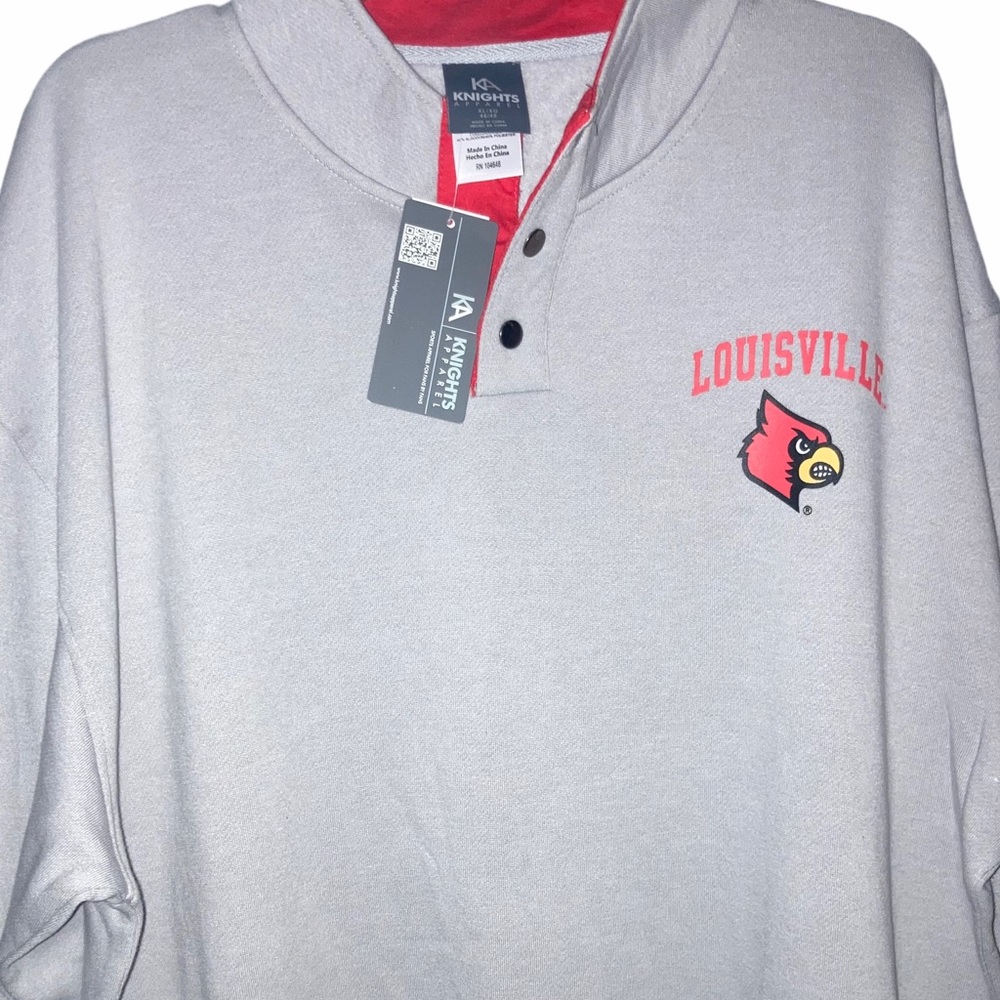 NWT-Louisville Cardinals 2XL Pullover